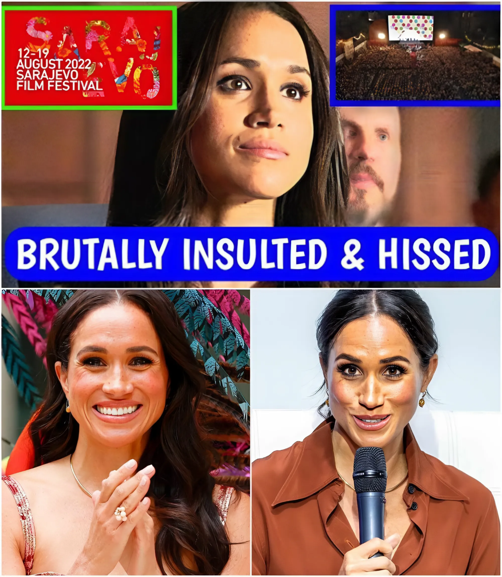 Meghan BRUTALLY INSULTED And HISSED At 2024 Sarajevo Film Festival