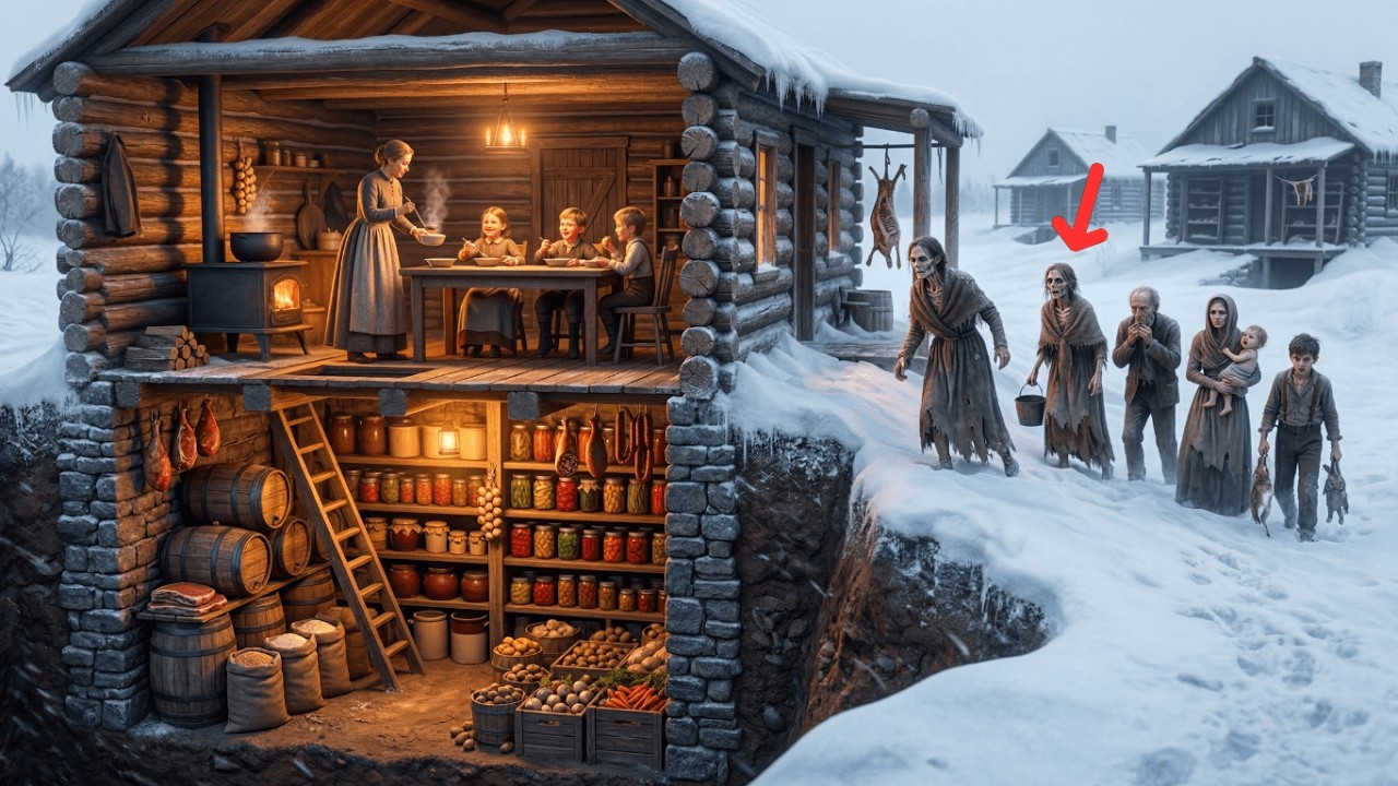 She Buried 600 Pounds of Food Under Her Floor — The 7 Month Winter Proved Her Right